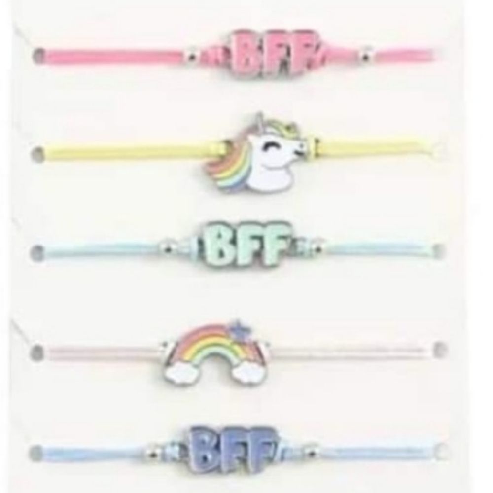 NEW BEST FRIEND BRACELET 5 PIECE SET